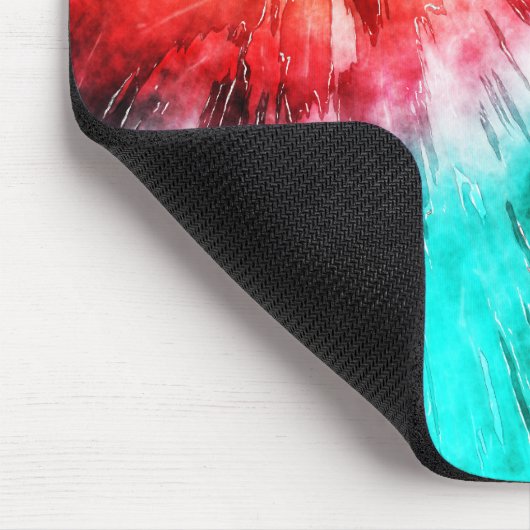 Farbige Gefärbte Krawatte Mousepad (Ecke)