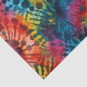 Farbige Gefärbte Krawatte Multi-Farb Seidenpapier (Ausschnitt)