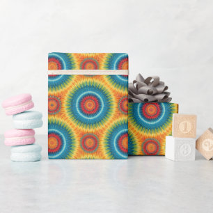 Farbige Gefärbte Krawatte Papier-Umschlagpapier-Ro Geschenkpapier
