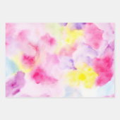 Farbige Gefärbte Krawatte Wasserfarbe Geschenkpapier Set (Vorderseite 2)