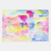 Farbige Gefärbte Krawatte Wasserfarbe Geschenkpapier Set (Vorderseite)