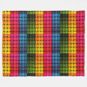 Farbige geflochtene Korbgeflecht-Fliesdecke Fleecedecke (Vorderseite (Horizontal))