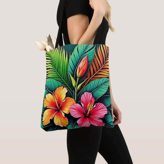 Farbige Gefühle: Abstraktes Gesicht Tasche (Von Nahem)