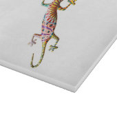 Farbige gekko-Eidechse Schneidebrett (Ecke)