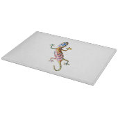 Farbige gekko-Eidechse Schneidebrett (Ecke)