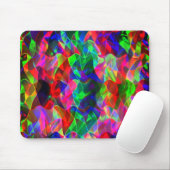 Farbige, gekrümmte Dreiecke oder farbige Umrundung Mousepad (Mit Mouse)