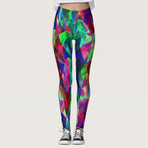 Farbige gekrümmte Dreiecke oder Wellen, dunkelste.