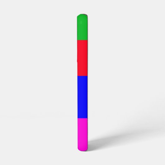 Farbige gelbe Stufen S22 Samsung Galaxy Hülle (Linke Seite)