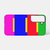 Farbige gelbe Stufen S22 Samsung Galaxy Hülle (Rückseite (Horizontal))