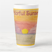 Farbige Gelborange S Milchtasse (Vorderseite)