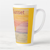 Farbige Gelborange S Milchtasse (Rechts)