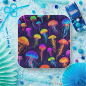 Farbige Gelee Pappteller (Party)