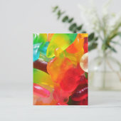 Farbige Gelee Postkarte (Stehend Vorderseite)