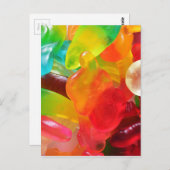 Farbige Gelee Postkarte (Vorne/Hinten)