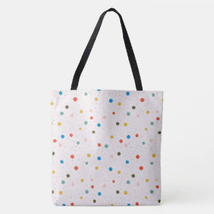 Farbige gemalte Punkte Tasche