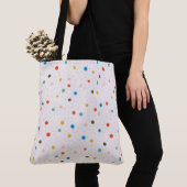 Farbige gemalte Punkte Tasche (Von Nahem)