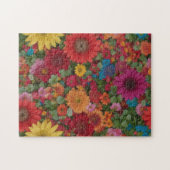 Farbige gemischte Blume Puzzle (Horizontal)