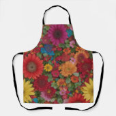 Farbige gemischte Blume Schürze (Vorderseite)