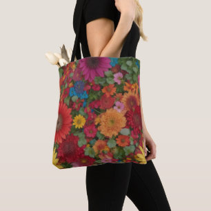 Farbige gemischte Blume Tasche