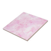 Farbige gemischte Farbrosa Abstrakte Wasserfarbe Fliese (Seite)