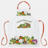 Farbige Gemüse Gemüsepflanzen Gemüsetext für Koch Schürze (Vorderseite)