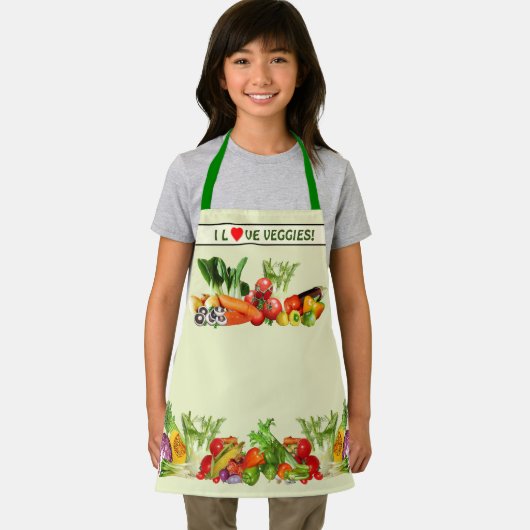 Farbige Gemüse I Liebe Gemüsepflanze Schürze (Insitu)