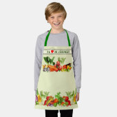 Farbige Gemüse I Liebe Gemüsepflanze Schürze (Getragen)