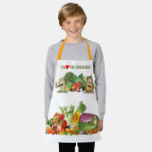 Farbige Gemüse I Liebe Gemüsepflanze Schürze (Getragen)