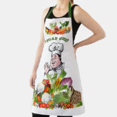Farbige Gemüse Veganer Koch Benutzerdefinierter Te Schürze (InSitu)