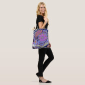 Farbige Gemusterte Katze Tasche (Am Model)