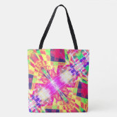 Farbige geneigte oder gestreckte Rechtecke, hell Tasche (Vorderseite)