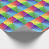 Farbige Geometrie Geschenkpapier (Ecke)
