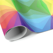 Farbige Geometrie Geschenkpapier (Rolleneckpunkt)