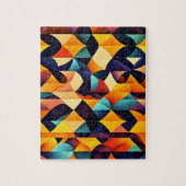 Farbige Geometrie Puzzle (Vertikal)