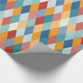 Farbige Geometrie VIIA B Geschenkpapier (Ecke)