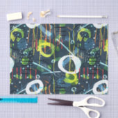 Farbige geometrische abstrakte Formen Seidenpapier (Handwerk)