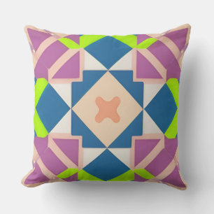 Farbige geometrische abstrakte Kunst Kissen
