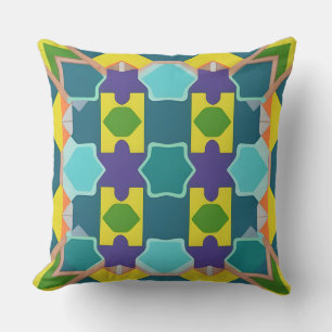 Farbige geometrische abstrakte moderne Wohnzimmer Kissen