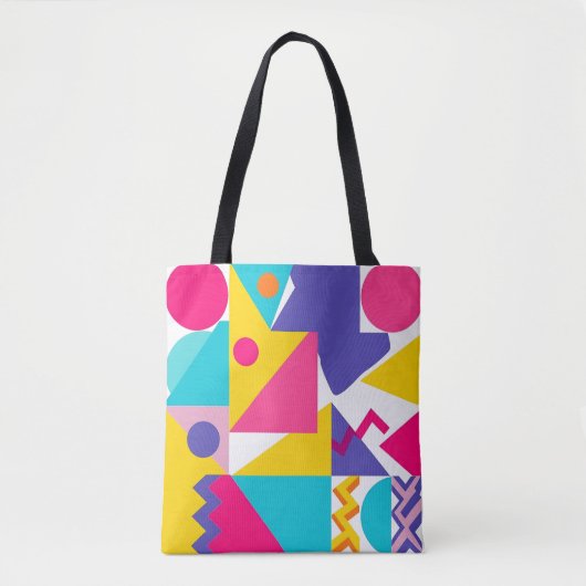 Farbige geometrische Design-Tasche Tasche (Vorderseite)