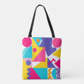 Farbige geometrische Design-Tasche Tasche (Rückseite)