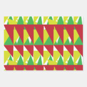 Farbige geometrische Dreiecke Geschenkpapier Set (Vorderseite 2)