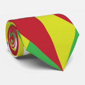 Farbige geometrische Dreiecke Krawatte (Gerollt)