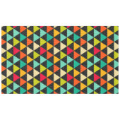 Farbige geometrische Dreiecke Nahtloses Muster Tischdecke (Vorderseite (Horizontal))