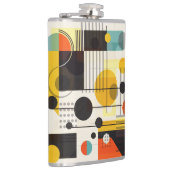 Farbige geometrische Formen Flachmann (Rechts)