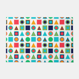 Farbige geometrische Formen Fußmatte