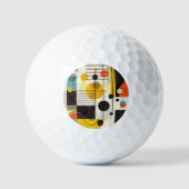 Farbige geometrische Formen Golfball (Vorderseite)
