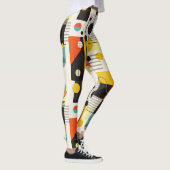 Farbige geometrische Formen Leggings (Rechts)