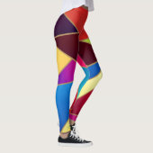 Farbige geometrische Formen Leggings (Rechts)