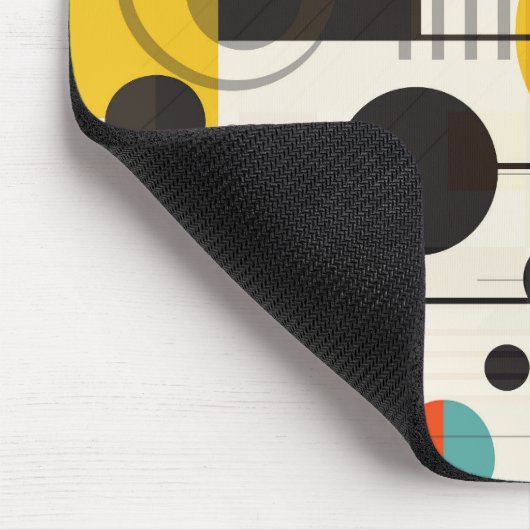 Farbige geometrische Formen Mousepad (Ecke)