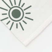 Farbige geometrische Formen Muster 22 Fleecedecke (Ecke)